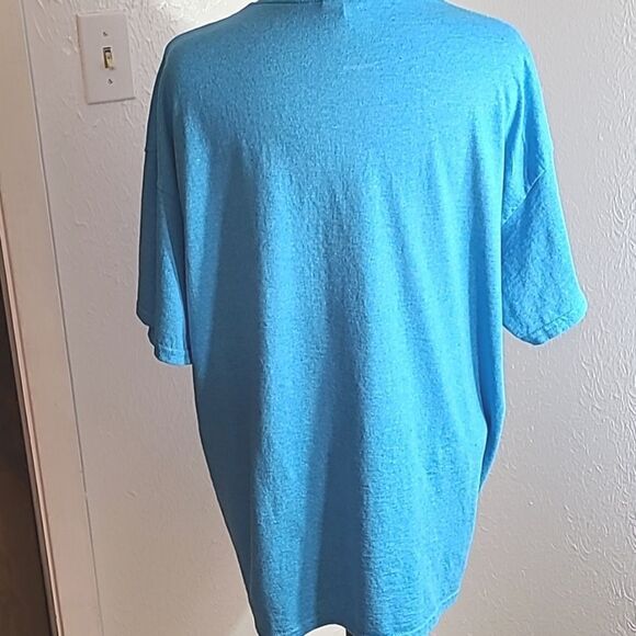 Pride-Blue T-Shirt with Holographic PRIDE on the front, Size XL,  NWOT - Picture 5 of 6